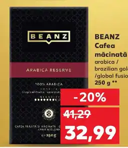 Kaufland BEANZ Cafea măcinată Ofertă