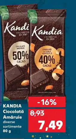 Kaufland KANDIA Ciocolată Amăruie Ofertă