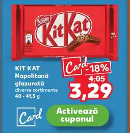 Kaufland KIT KAT Napolitană glazurată Ofertă