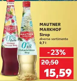 Kaufland MAUTNER MARKHOF Sirop Ofertă