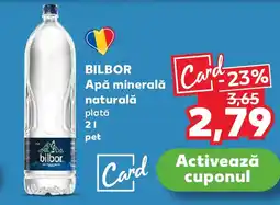Kaufland BILBOR Apă minerală naturală Ofertă