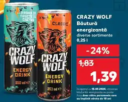 Kaufland CRAZY WOLF Băutură energizantă Ofertă