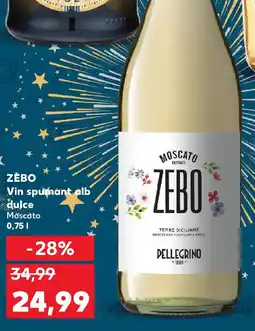 Kaufland ZEBO Vin spumant alb dulce Ofertă