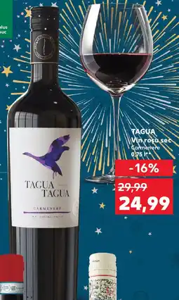 Kaufland TAGUA Vin rosu sec Ofertă