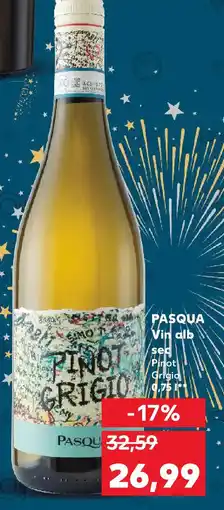 Kaufland PASQUA Vin alb sec Ofertă