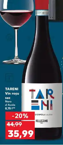 Kaufland TARENI Vin rosu sec Ofertă