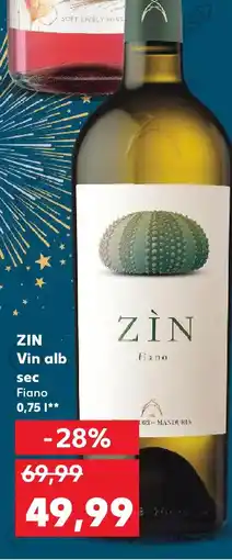 Kaufland ZIN Vin alb sec Ofertă