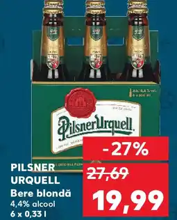 Kaufland PILSNER URQUELL Bere blondă Ofertă