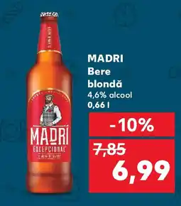 Kaufland MADRI Bere blondă Ofertă