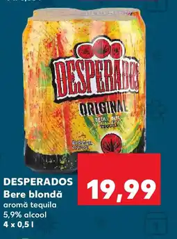Kaufland DESPERADOS Bere blondă Ofertă