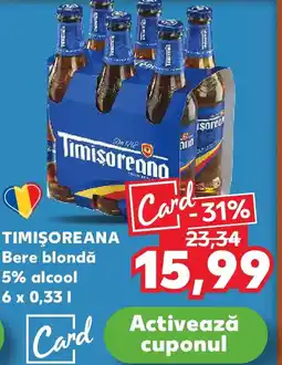 Kaufland TIMIŞOREANA Bere blondǎ Ofertă