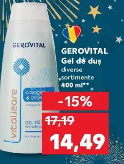 Kaufland GEROVITAL Gel de duş Ofertă