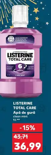 Kaufland LISTERINE Total care Apă de gură Ofertă