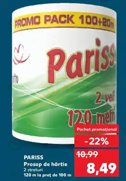 Kaufland PARISS Prosop de hârtie Ofertă