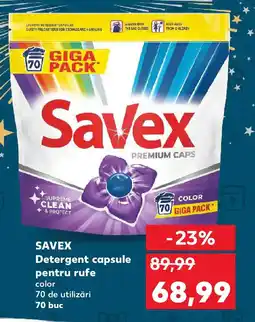 Kaufland SAVEX Detergent capsule pentru rufe Ofertă