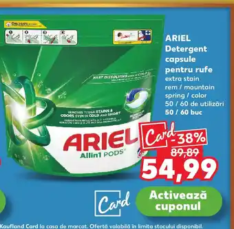 ARIEL Detergent capsule pentru rufe