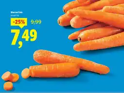 Lidl Morcovi bio Ofertă