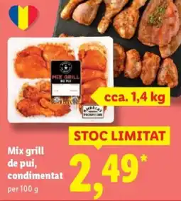 Lidl Mix grill de pui, condimentat Ofertă