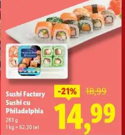 Lidl Sushi Factory Sushi cu Philadelphia Ofertă