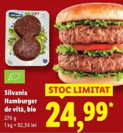 Lidl Silvania Hamburger de vită, bio Ofertă