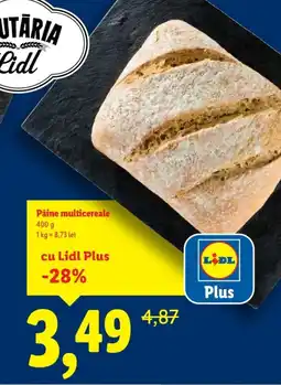 Lidl Pâine multicereale Ofertă
