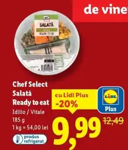 Lidl Chef Select Salată Ready to eat Ofertă