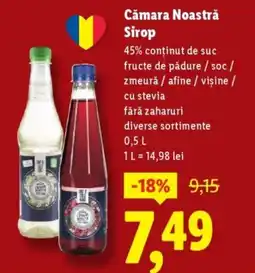 Lidl Cămara Noastră Sirop Ofertă