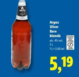 Lidl Argus Silver Bere blondă Ofertă