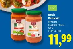Lidl Kania Pesto bio Ofertă
