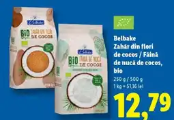 Lidl Belbake Zahăr din flori de cocos / Fǎină de nucă de cocos, bio Ofertă