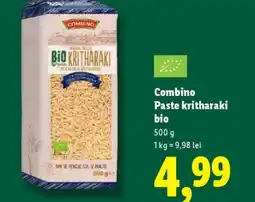 Lidl Combino Paste kritharaki bio Ofertă