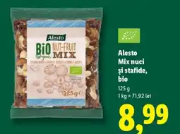Lidl Alesto Mix nuci şi stafide, bio Ofertă