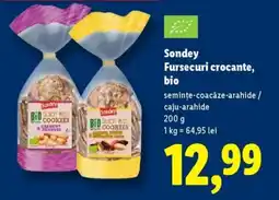Lidl Sondey Fursecuri crocante, bio Ofertă