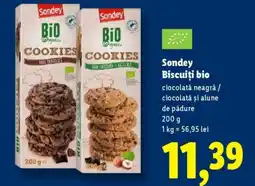 Lidl Sondey Biscuiți bio Ofertă