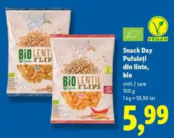 Lidl Snack Day Pufuleţi din linte, bio Ofertă