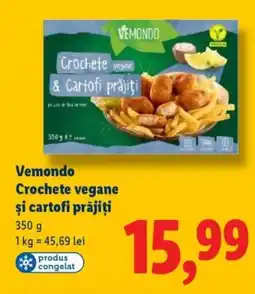 Lidl Vemondo Crochete vegane şi cartofi prăjiţi Ofertă