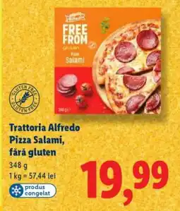 Lidl Trattoria Alfredo Pizza Salami, fără gluten Ofertă