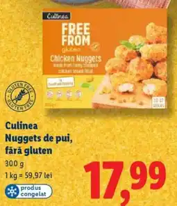 Lidl Culinea Nuggets de pui, fără gluten Ofertă