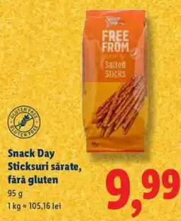 Lidl Snack Day Sticksuri sărate, fără gluten Ofertă