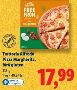 Lidl Trattoria Alfredo Pizza Margherita, fără gluten Ofertă