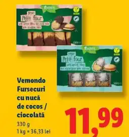 Lidl Vemondo Fursecuri cu nucă de cocos / ciocolată Ofertă