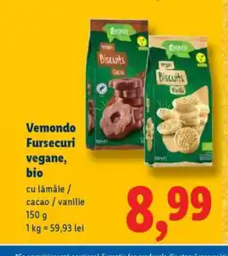 Lidl Vemondo Fursecuri vegane, bio Ofertă