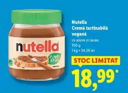 Lidl Cremă tartinabilǎ veganǎ Ofertă