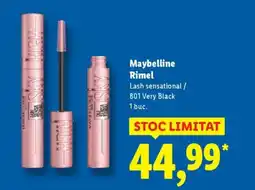 Lidl Maybelline Rimel Ofertă