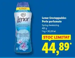 Lidl Lenor Unstoppables Perle parfumate Ofertă