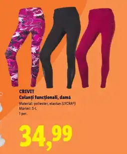 Lidl CRIVIT Colanți funcționali, damă Ofertă