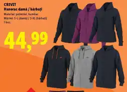 Lidl CRIVIT Hanorac damă / bărbați Ofertă