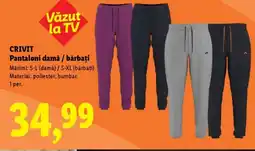 Lidl CRIVIT Pantaloni damă / bărbați Ofertă