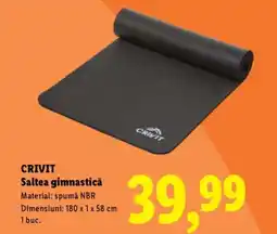 Lidl CRIVIT Saltea gimnastică Ofertă