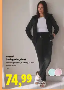 Lidl EsmaraⓇ Trening velur, damă Ofertă